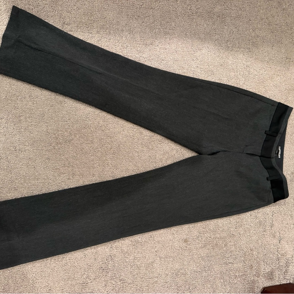 Express Editor Women's Charcoal bootcut low rise, 00S